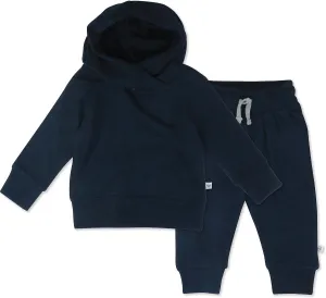 HonestBaby Multipack Pullover Hoodie Sweatshirt Jogger Sweatpant Sets Organic Cotton Baby, Toddler, Boys, Girls, Unisex