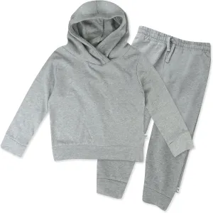 HonestBaby Multipack Pullover Hoodie Sweatshirt Jogger Sweatpant Sets Organic Cotton Baby, Toddler, Boys, Girls, Unisex
