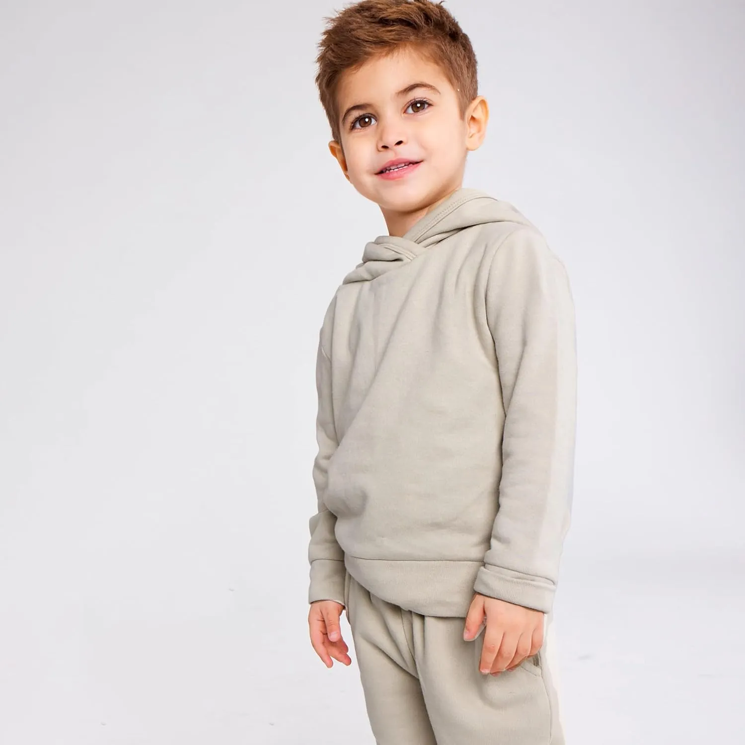 HonestBaby unisex-baby Baby Terry Hoodie 100% Organic Cotton for Toddler, Baby Boys, Girls
