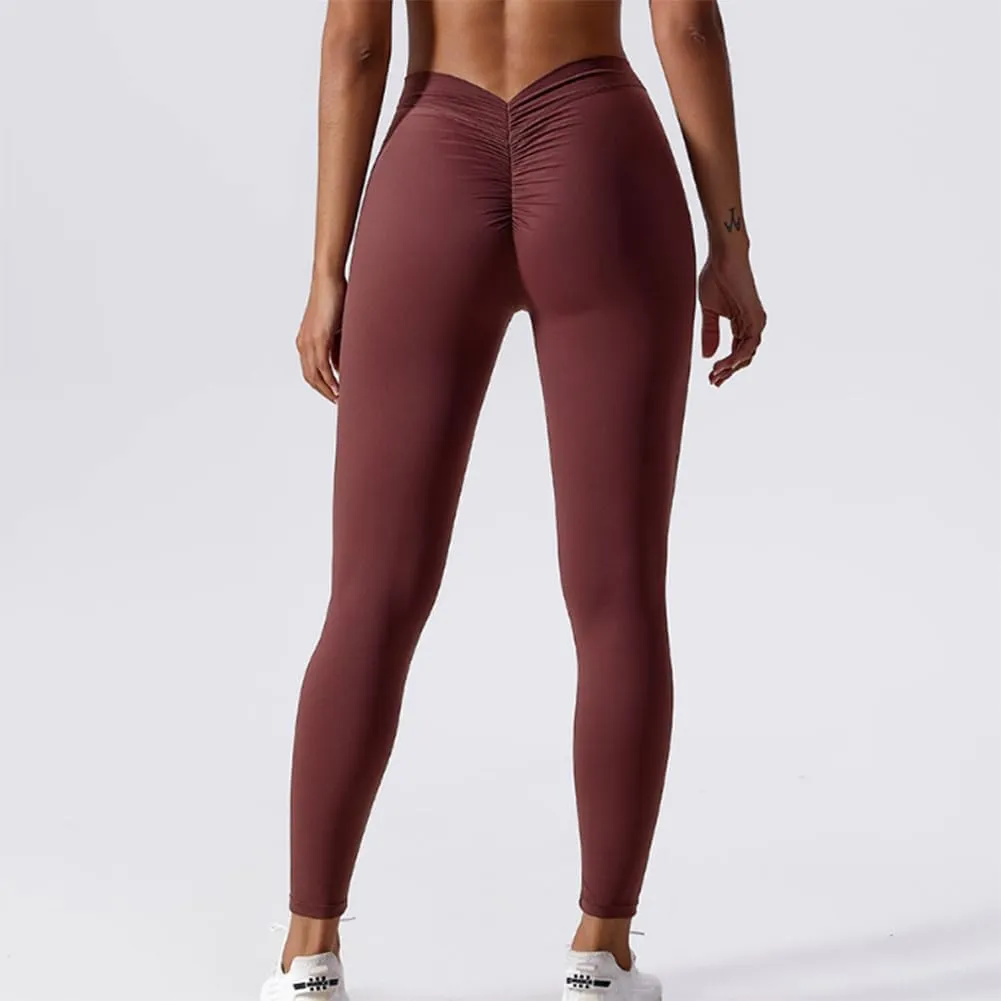 HSQSMWJ Leggings Women Butt Lifting Anti-Cellulite Push Up Tummy Control High Waist Gym Yoga Compression Pants