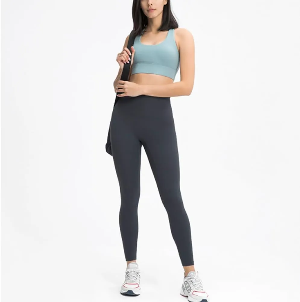 HSQSMWJ Women High Waist Anti Cellulite Push Up Workout Yoga Pants Scrunch Butt Lifting Compression Tights Leggings