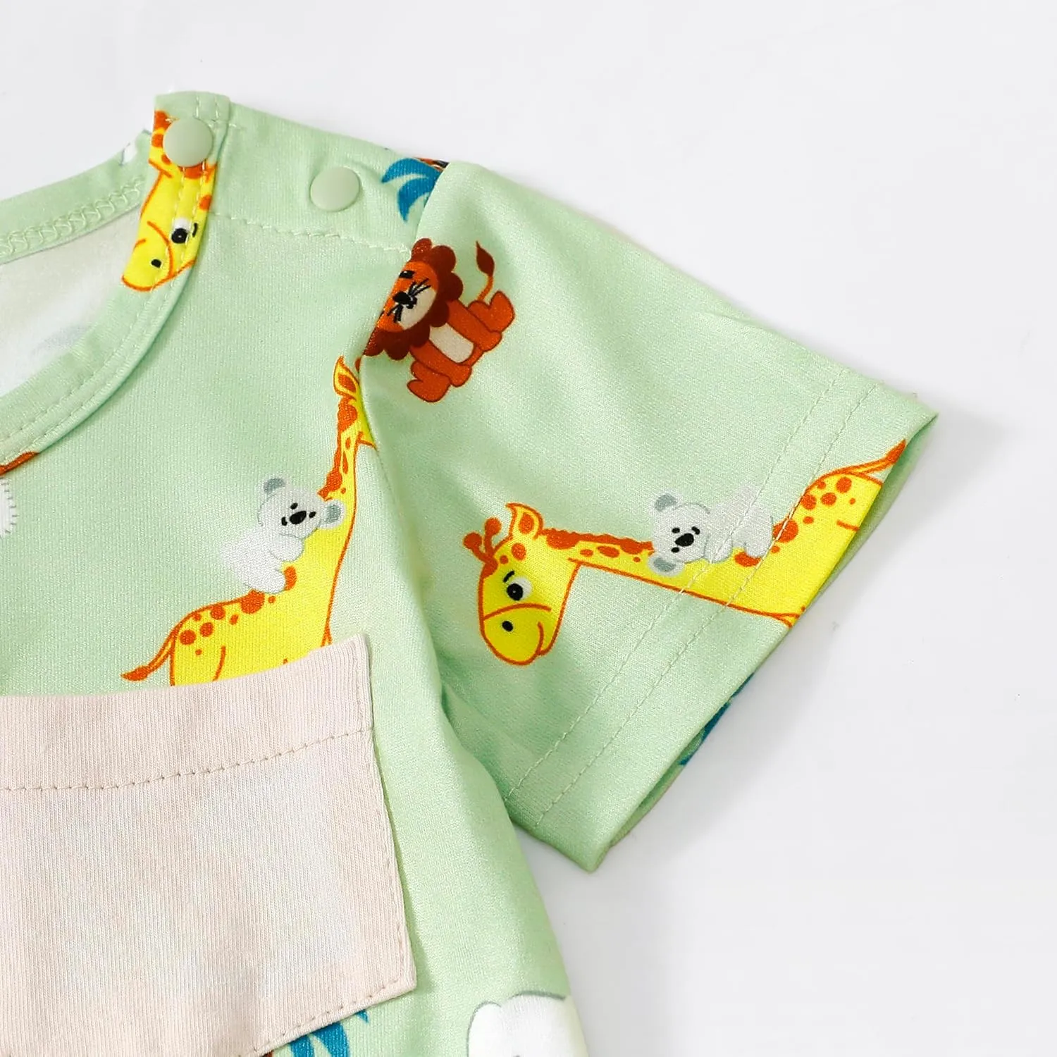 Infant Baby Boy 2-Pack Short Sleeve Bodysuits Soft Rompers Summer Clothes 0-18 Months
