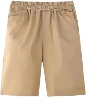 Kids Pull-On Shorts Boys Girls Elastic Waist Pull-Up Quick 𝐃ry Lightweight Running Athletic Shorts with Pockets