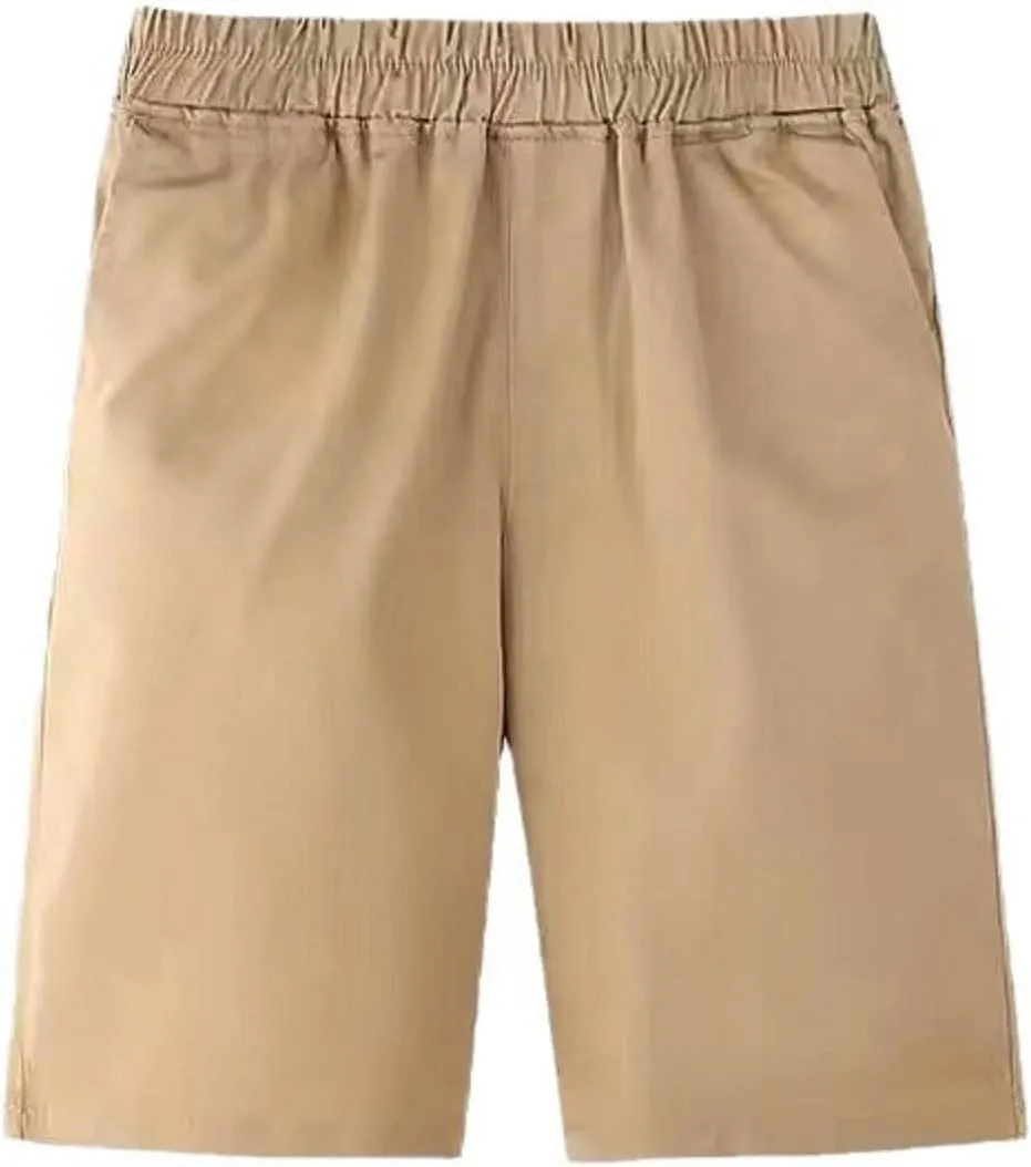 Kids Pull-On Shorts Boys Girls Elastic Waist Pull-Up Quick 𝐃ry Lightweight Running Athletic Shorts with Pockets