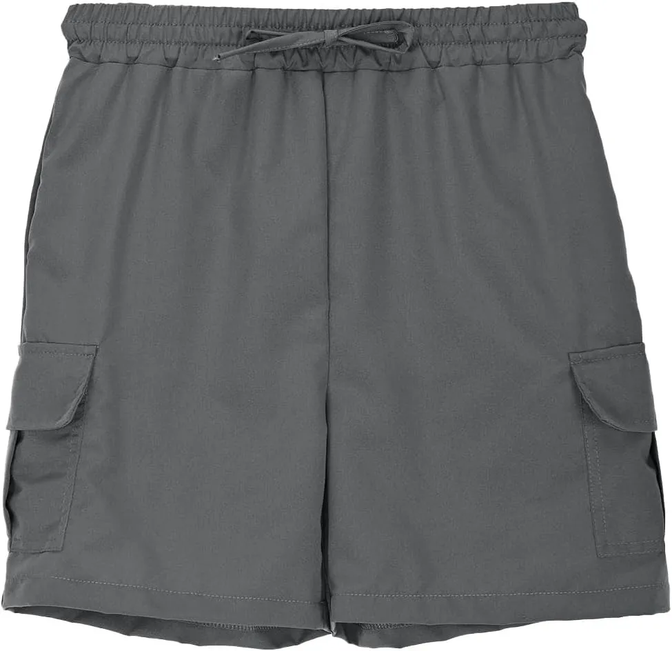 Kids Short Baggy Pants Multi Pockets Cargo Straight Wide Leg Trousers Toddler Boys Girls Summer Casual Sport Pants
