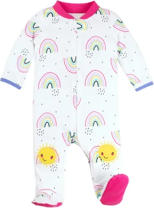 Lamaze Baby Girls' Footed Sleeper, Sleep N Play