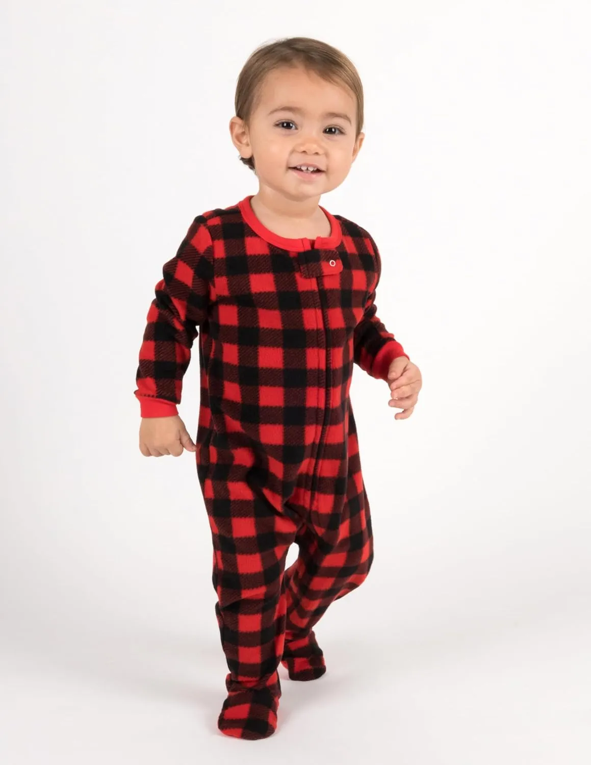 Leveret Kids Baby Boys Girls Footed Fleece Pajamas Variety of Styles (Size 3 Months-5 Years)