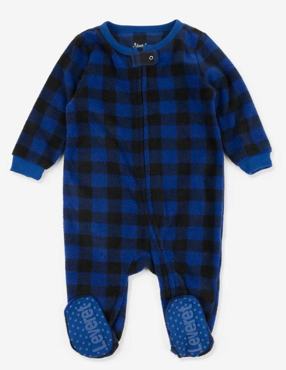Leveret Kids Baby Boys Girls Footed Fleece Pajamas Variety of Styles (Size 3 Months-5 Years)