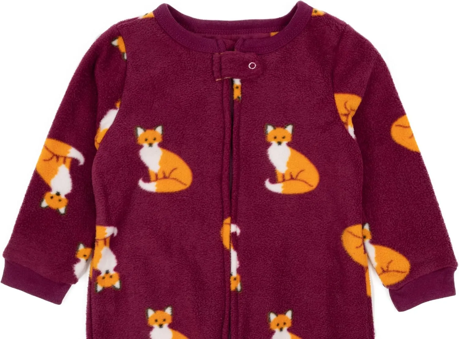 Leveret Kids Baby Boys Girls Footed Fleece Pajamas Variety of Styles (Size 3 Months-5 Years)