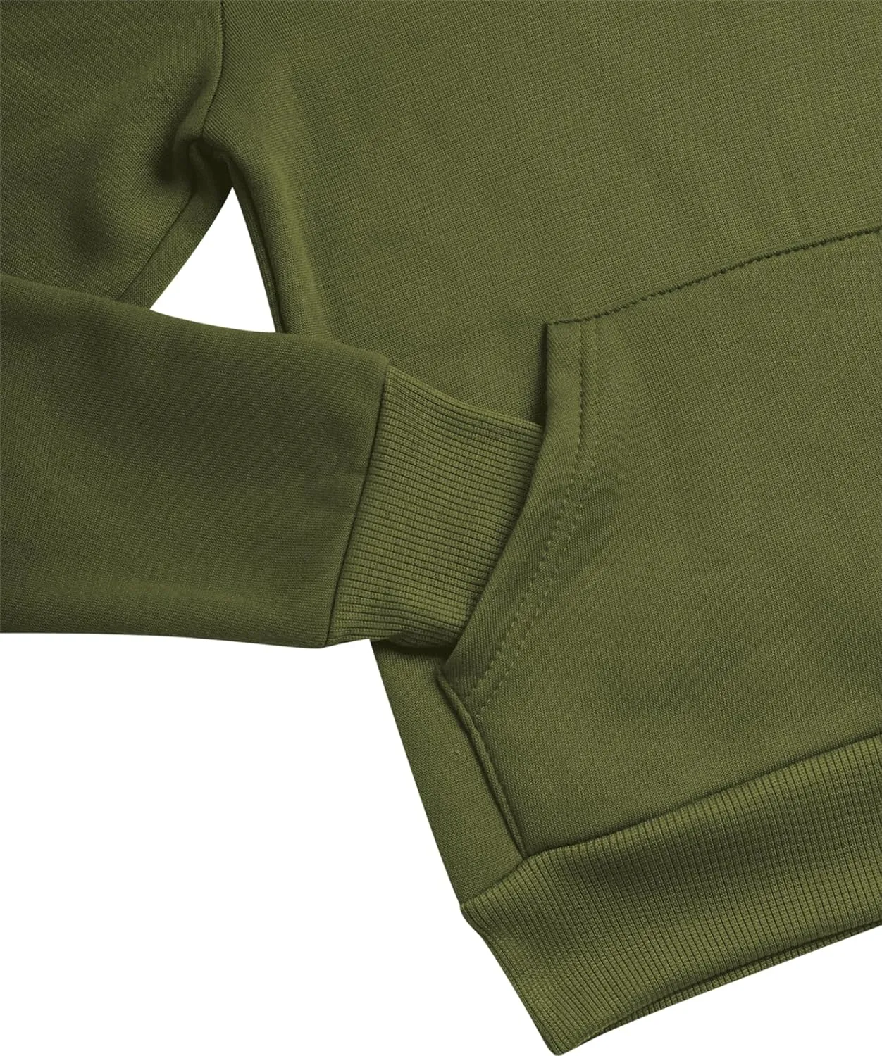 Little Boys' Fleece Jogger Set - 2 Piece Basic Solid Pullover Hoodie and Cargo Jogger Sweatpants (Size: 2T-7)