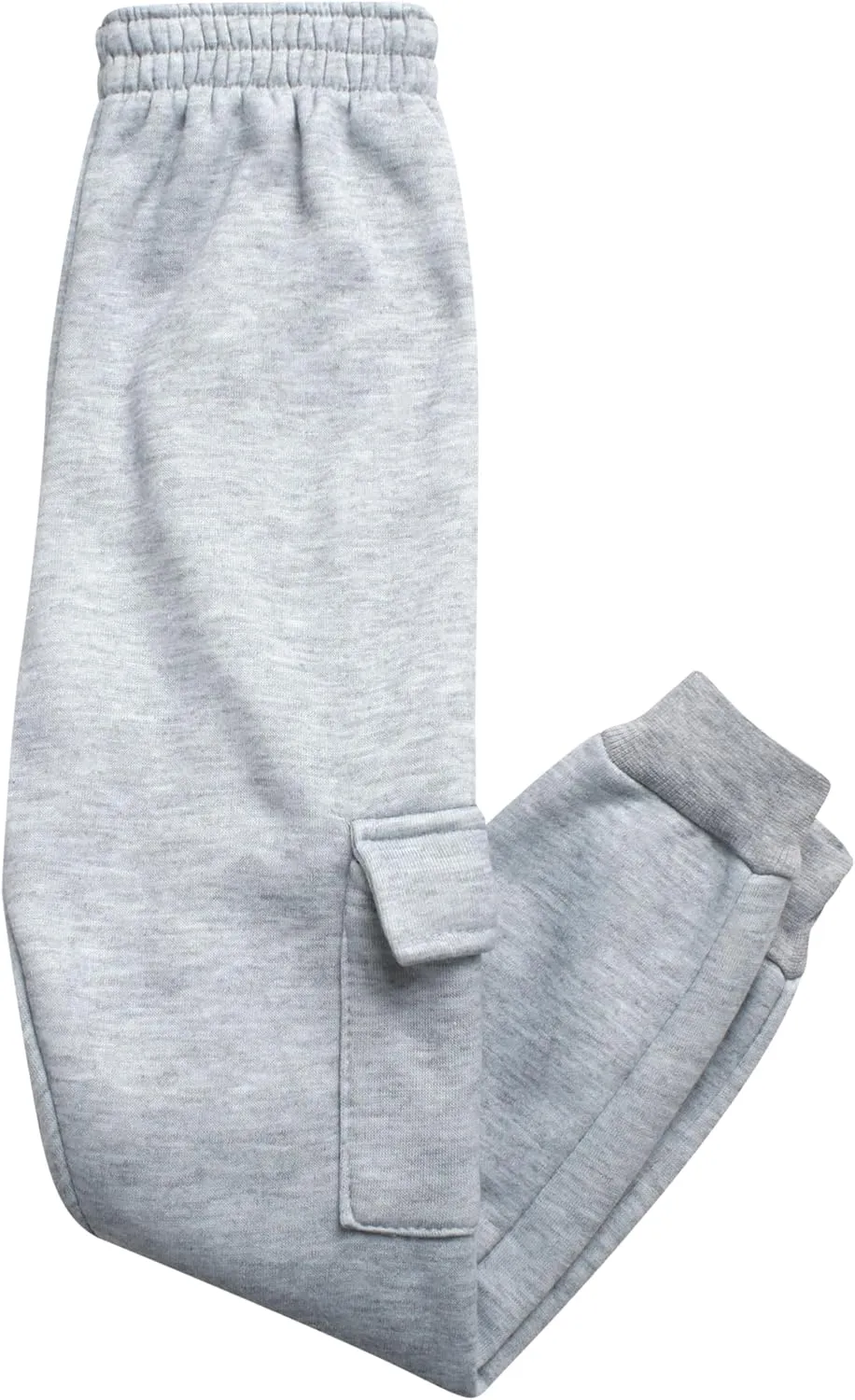 Little Boys' Fleece Jogger Set - 2 Piece Basic Solid Pullover Hoodie and Cargo Jogger Sweatpants (Size: 2T-7)