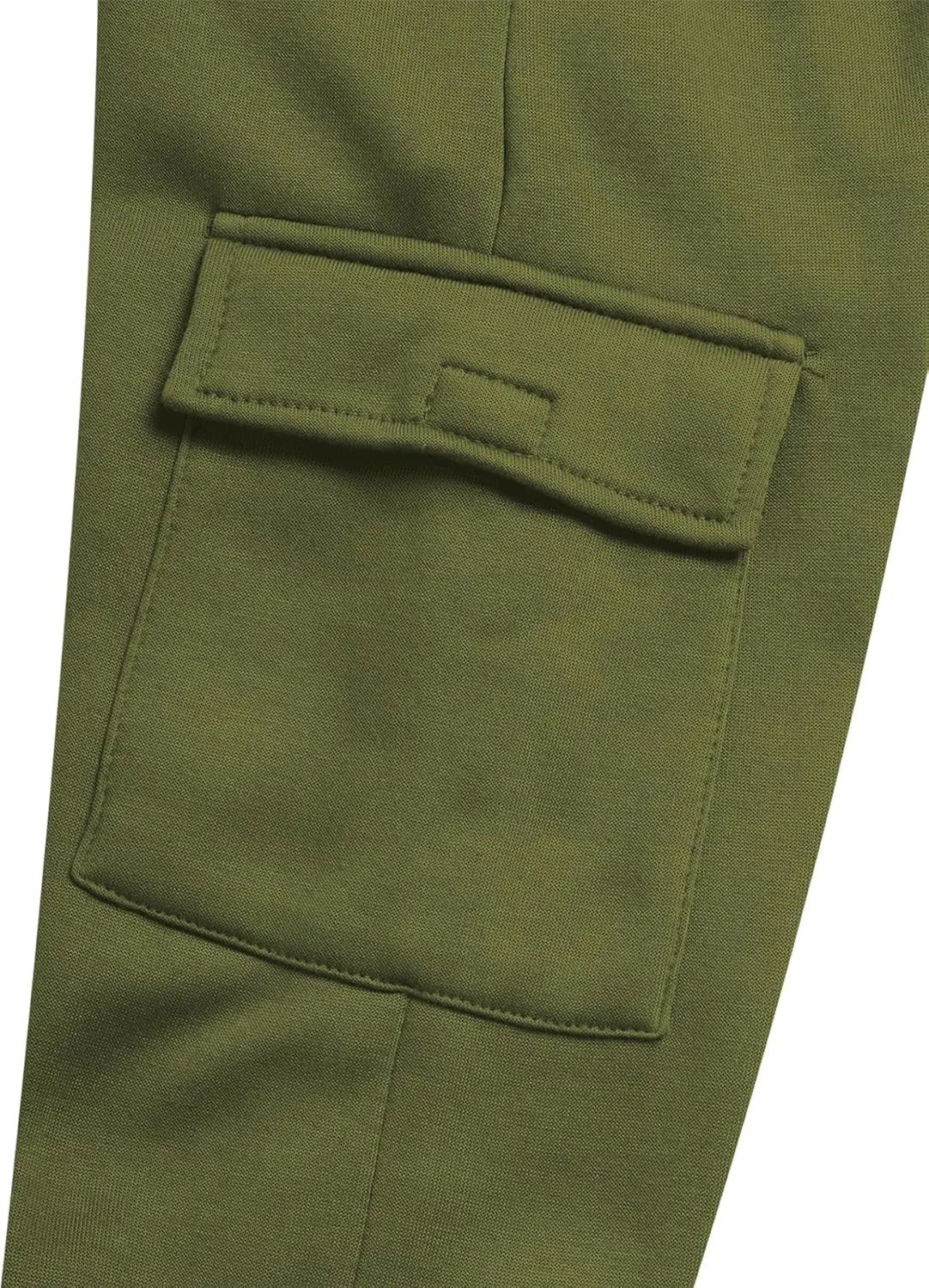 Little Boys' Fleece Jogger Set - 2 Piece Basic Solid Pullover Hoodie and Cargo Jogger Sweatpants (Size: 2T-7)