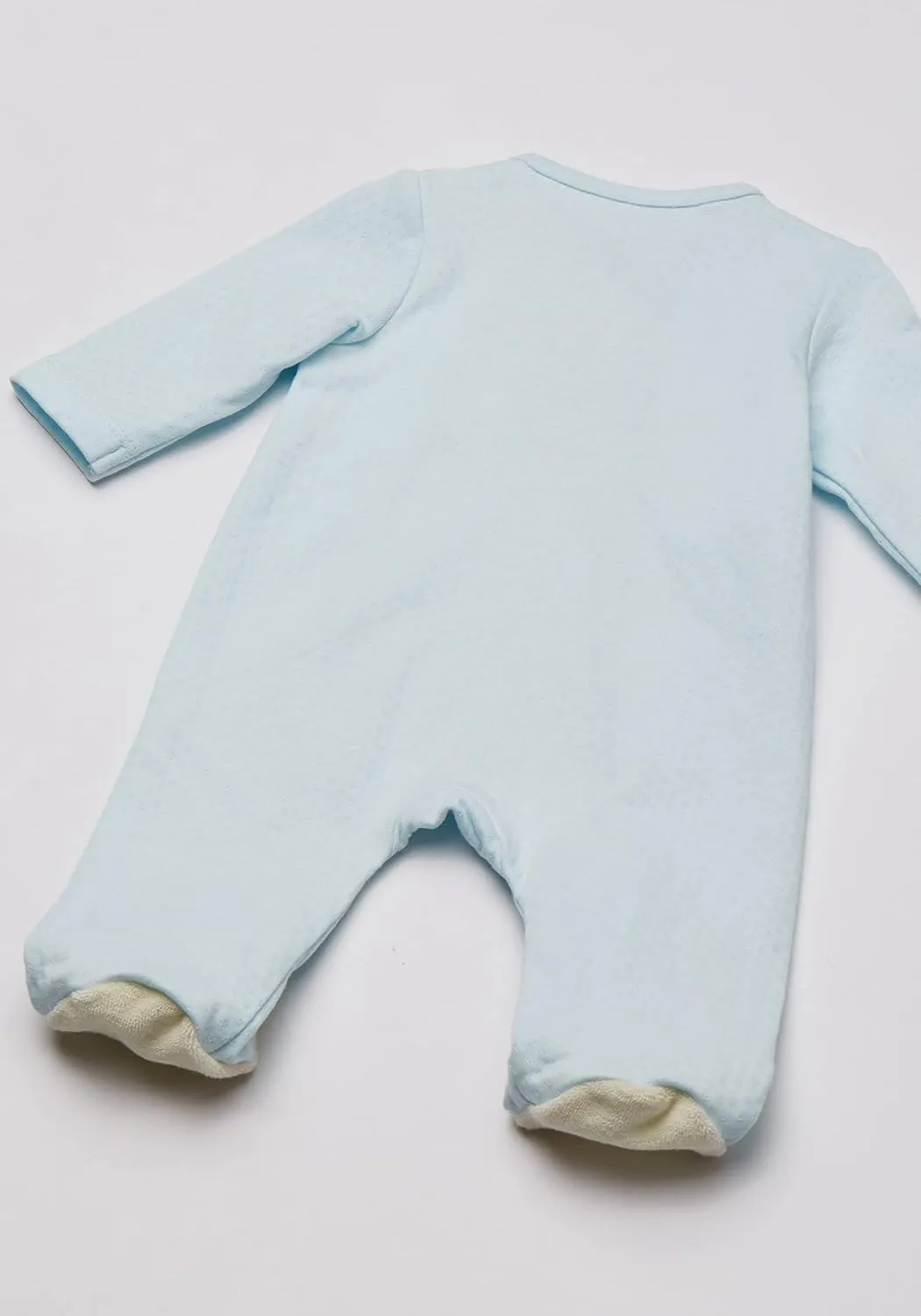 Little Me Clothes for Baby Boys' 100% Cotton Scratch-Free Tag Footie Sleeper, Preemie to 9 Months