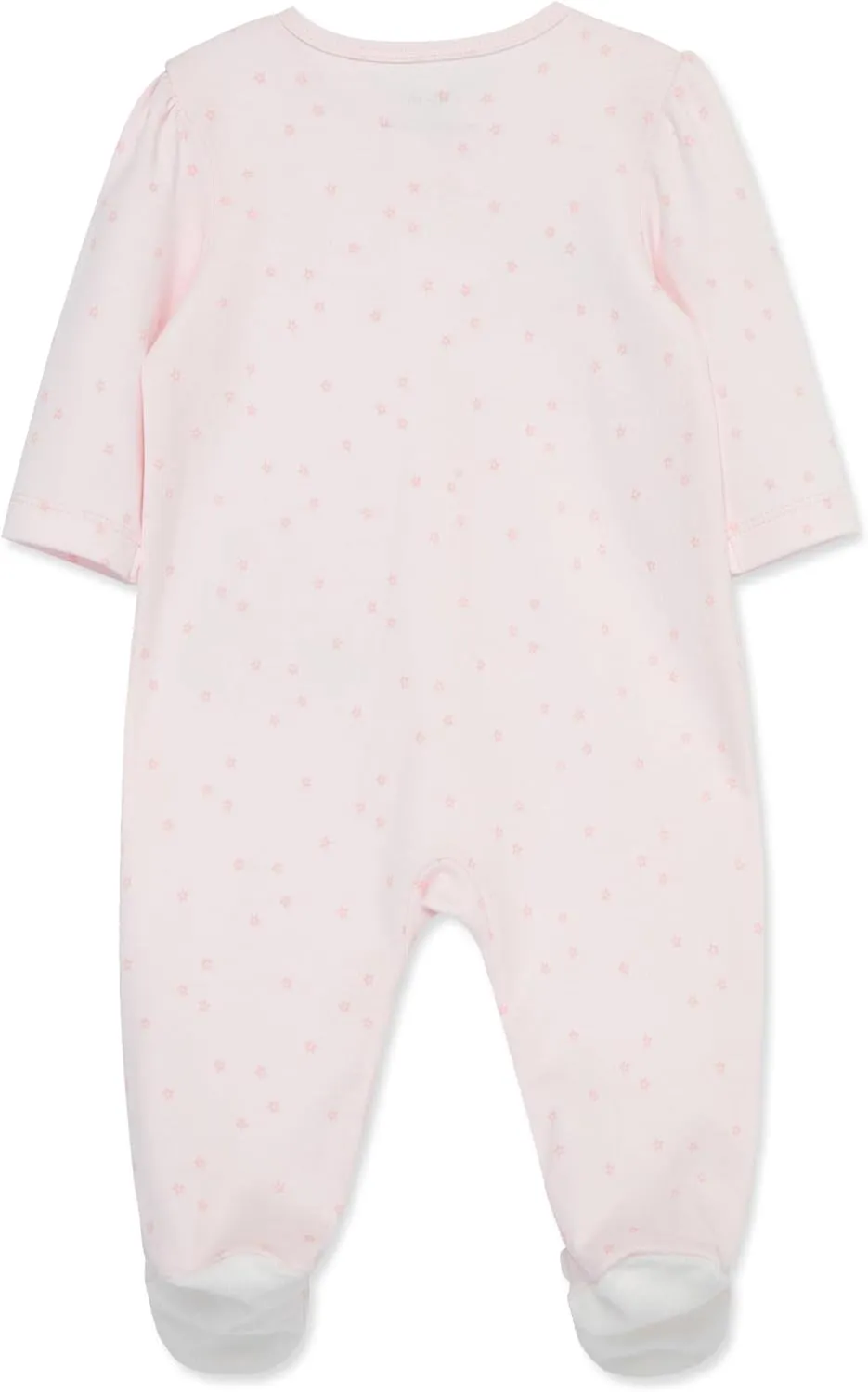 Little Me Clothes for Baby Girls' 100% Cotton Scratch-Free Tag Footie Sleeper, Preemie to 9 Months