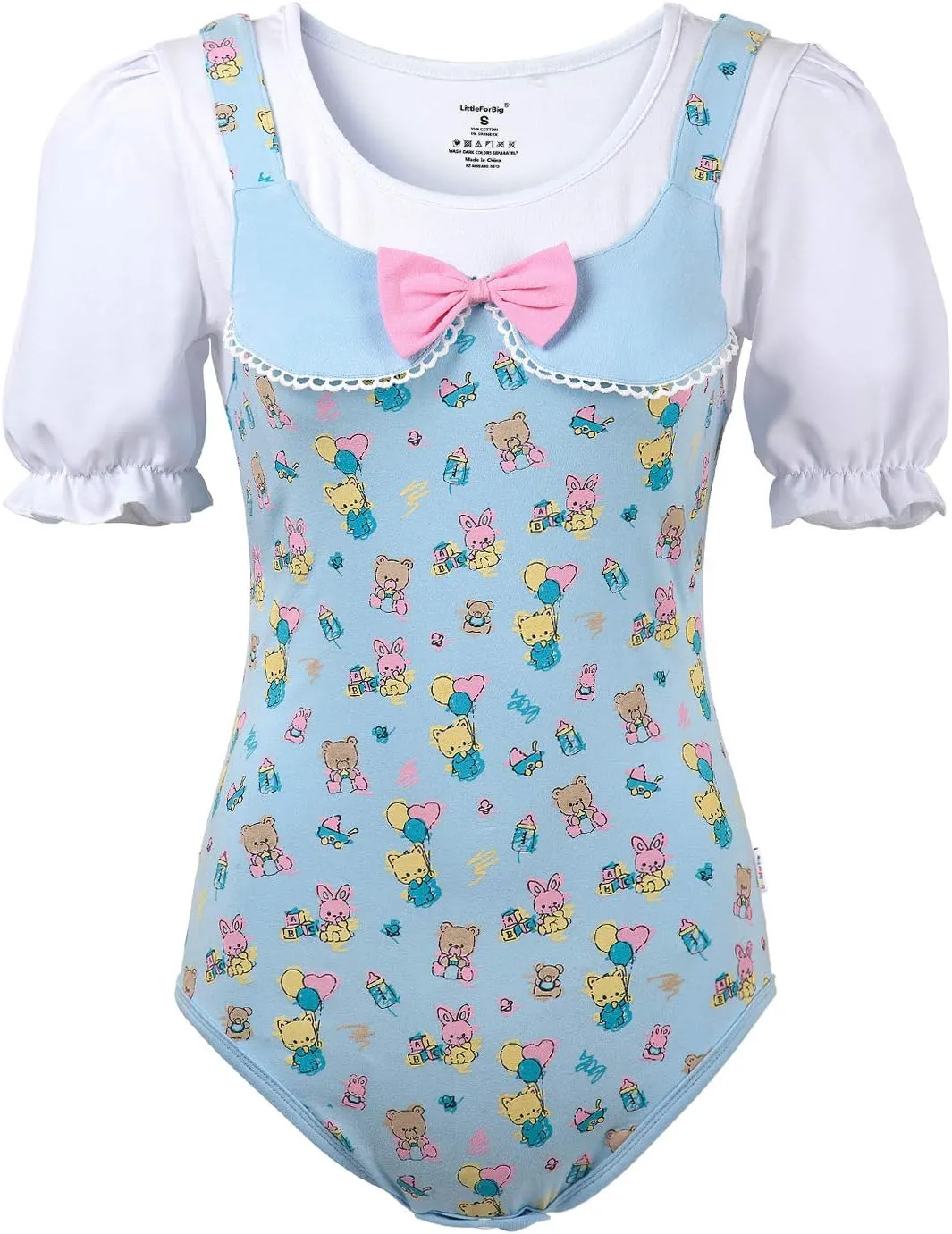 Littleforbig Cotton Button Crotch Romper Onesie Pajamas Bodysuit – Baby Cuties
