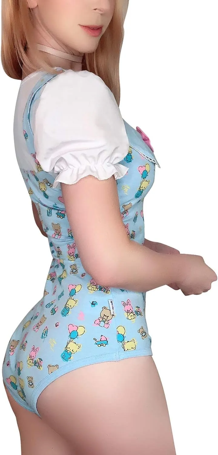 Littleforbig Cotton Button Crotch Romper Onesie Pajamas Bodysuit – Baby Cuties