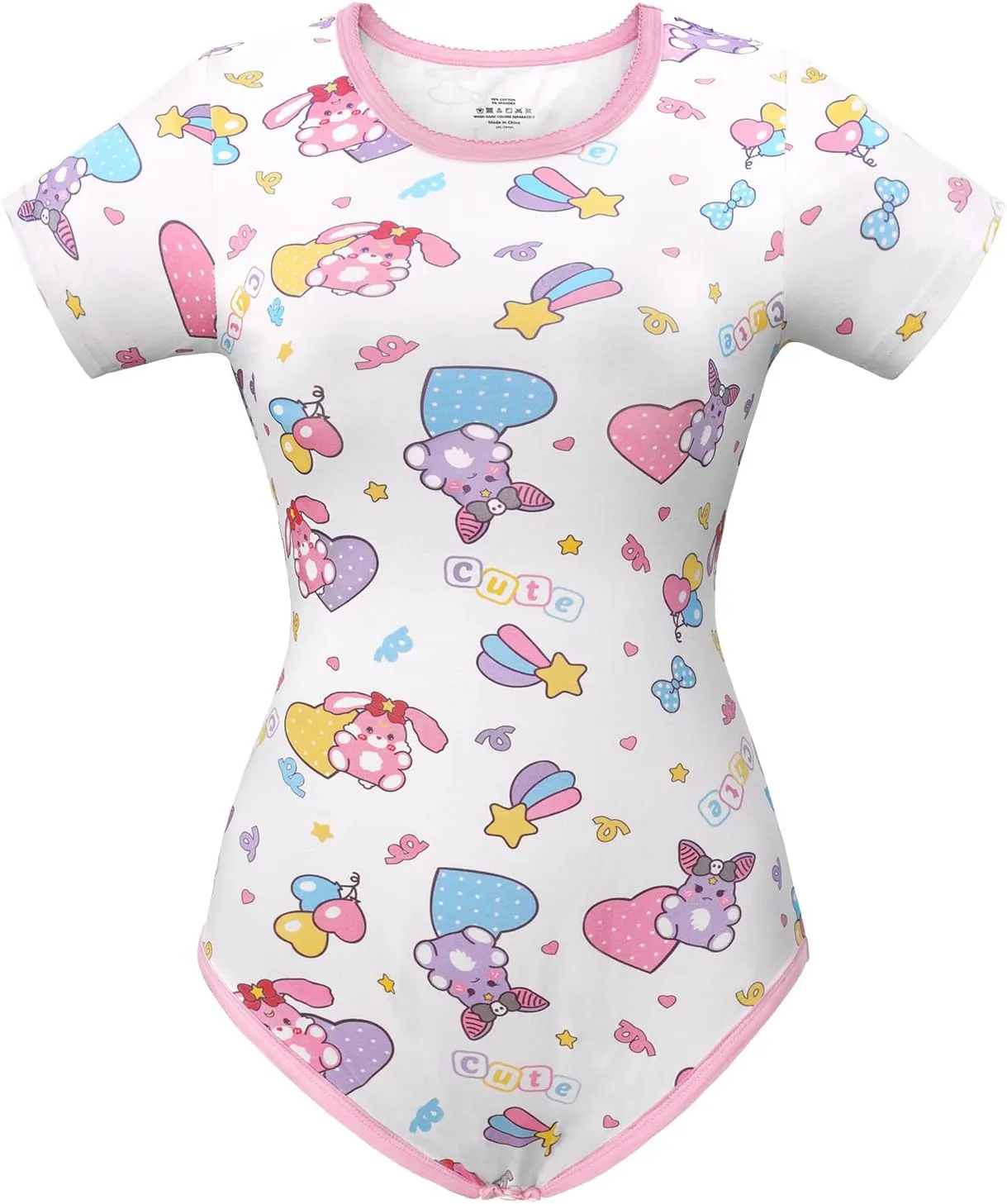 Littleforbig Cotton Romper Onesie Pajamas Bodysuit - Baby Usagi & Bella Onesie