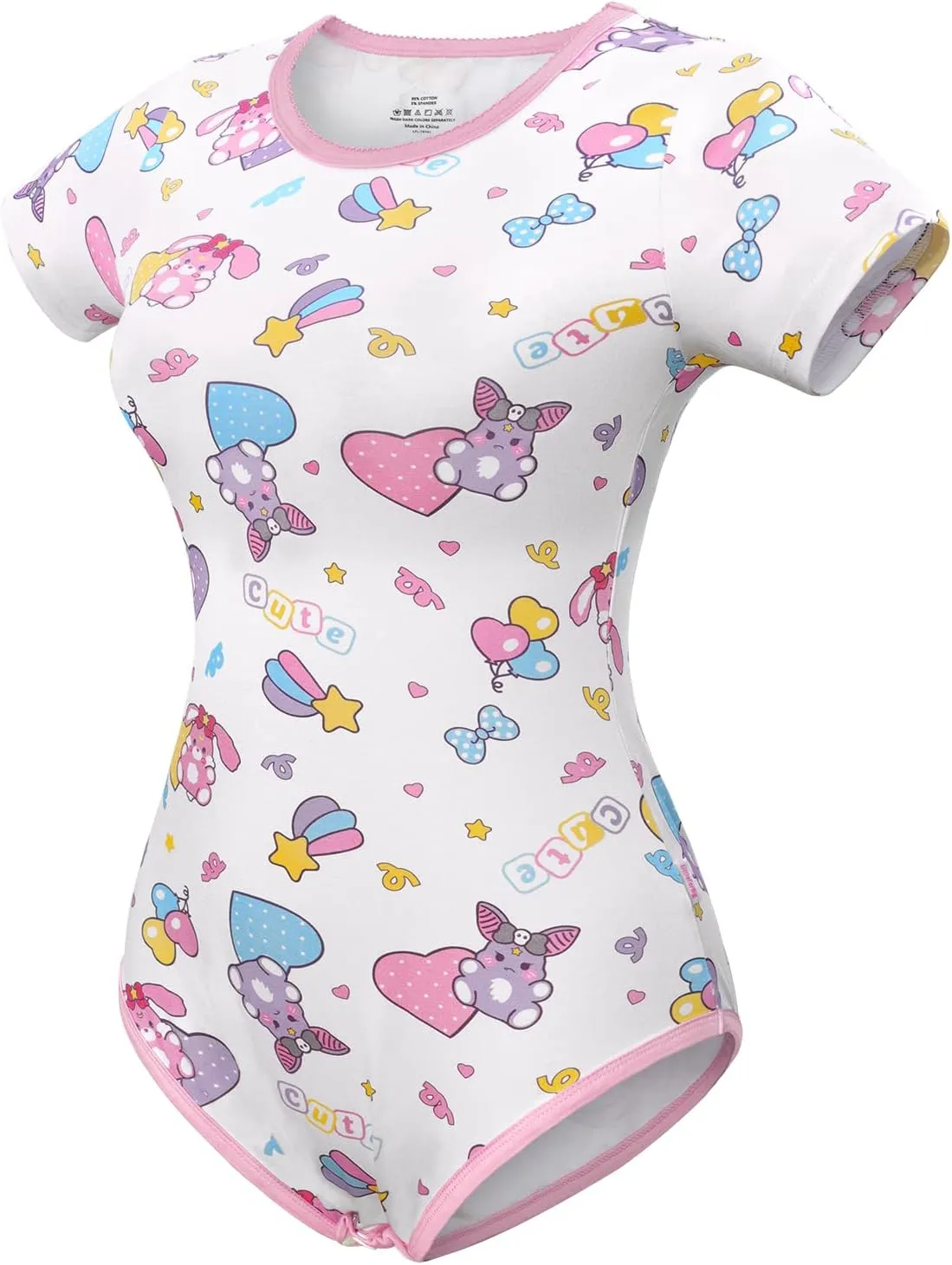 Littleforbig Cotton Romper Onesie Pajamas Bodysuit - Baby Usagi & Bella Onesie