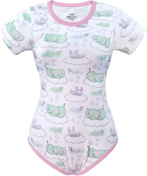 Littleforbig Cotton Romper Onesie Pajamas Bodysuit - Sweet Dreams Onesie