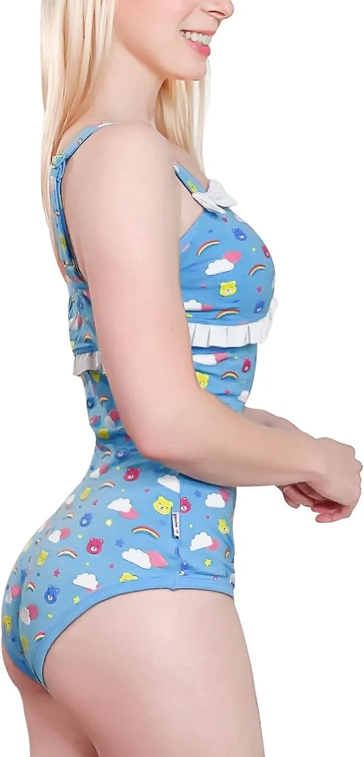 Littleforbig Cotton Romper Onesie Pajamas Bodysuit – Teddy Friends Pattern