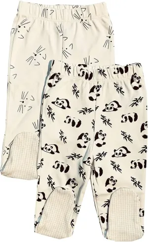 Maple Clothing Organic Cotton Baby Pants Footed GOTS Certified Clothes