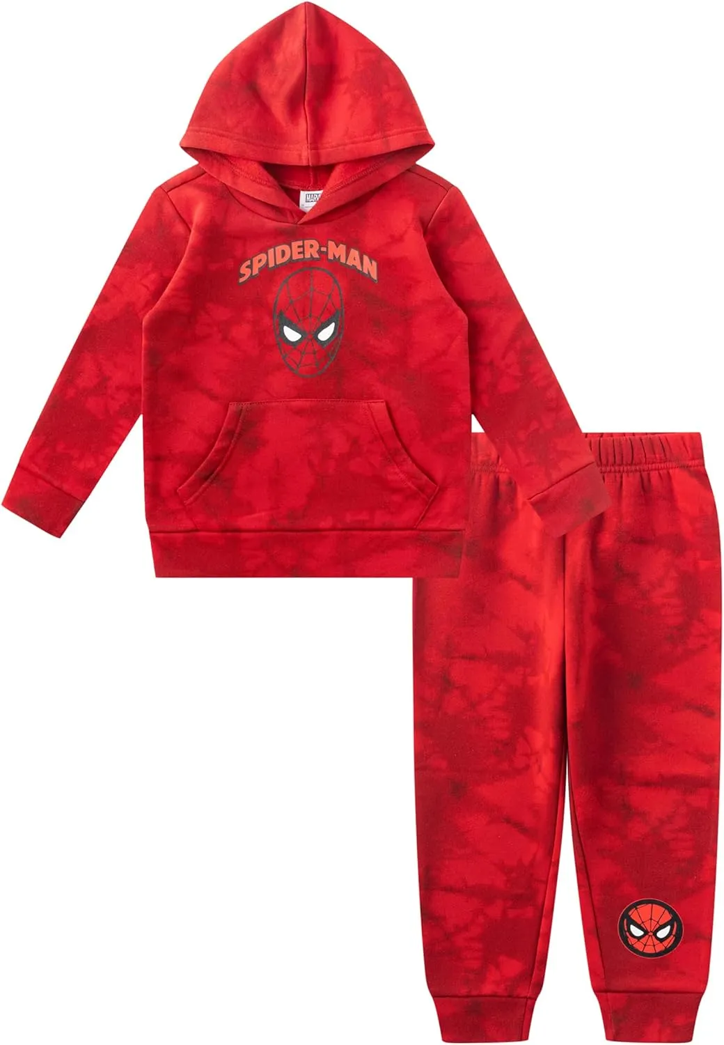 Marvel Spider-Man Boys Hoodie and Pants Set for Toddlers and Big Kids