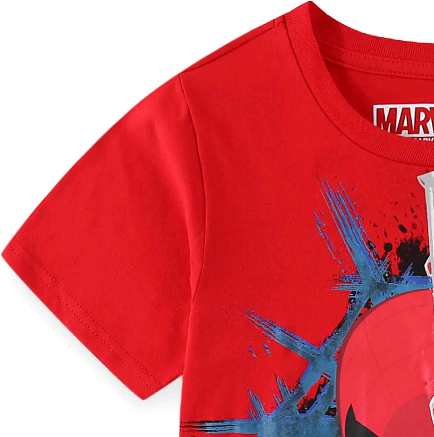 Marvel Spider-Man Miles Morales Boys Short Sleeve T-Shirt for Big Kids