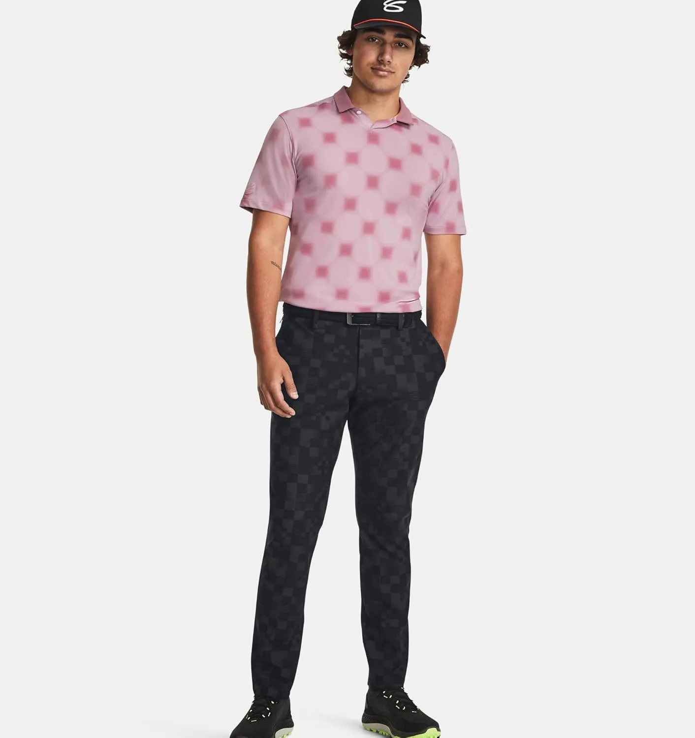 Men's Curry Printed Polo