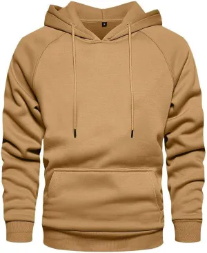 Men's Hoodies Novelty Color Block Long Sleeve Hooded Sweatshirt Winter Fleece Drawstring Pullover Tops with Pocket