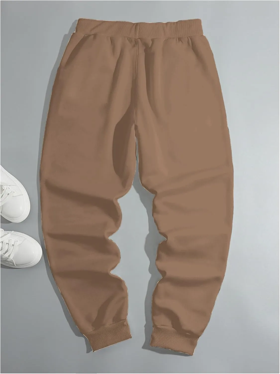 Men's Jogger Sweatpants Letter Graphic Drawstring Waist Casual Gym Workout Athletic Jogger Pants