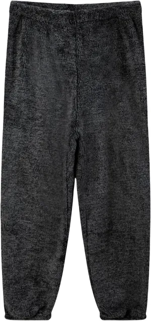 Mens Plush Warm Pajama Pants Ultra-Soft Fluffy Fleece Sleep Pant Elastic Waist Pjs Bottoms Sleepwear Lounge Pants
