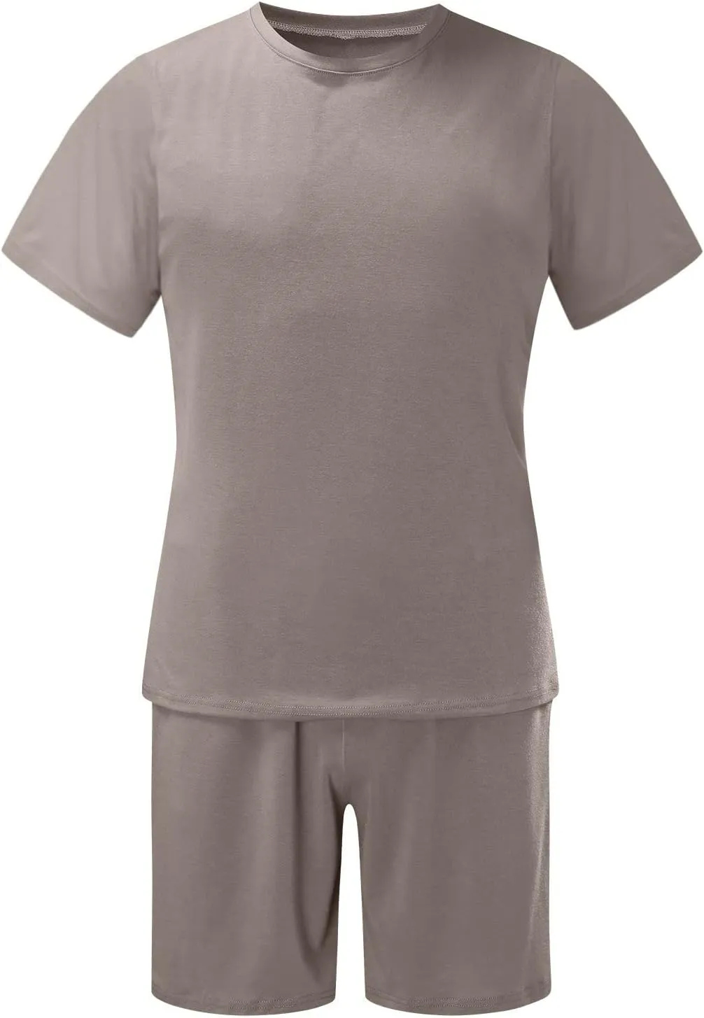 Mens Short Sets Plus Size 2 Piece Outfits Fashion Summer Tracksuits Casual T Shirt and Shorts Set Beach Vacation Outfit