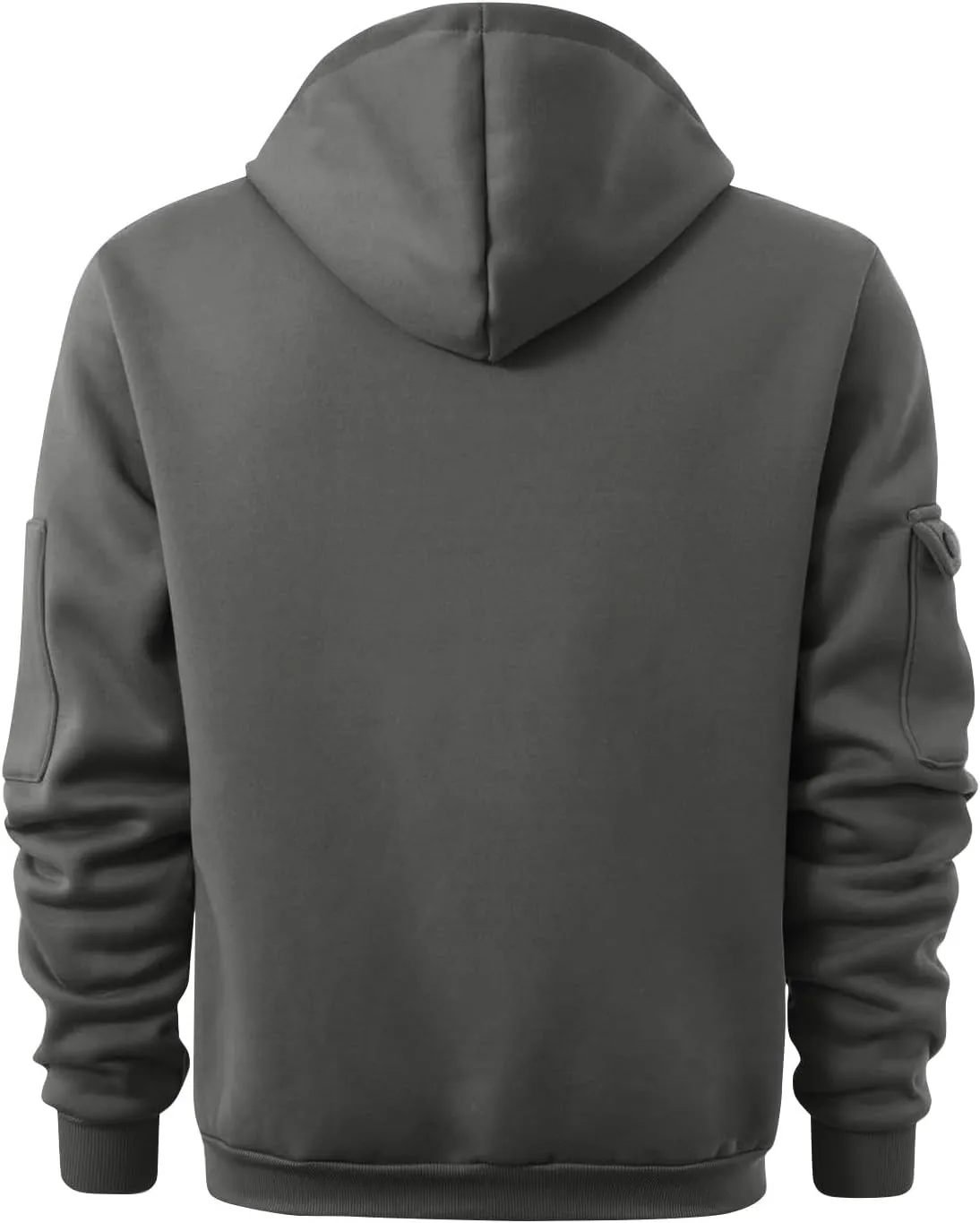 Mens Tactical Hoodie Plus Size Vintage Quarter Zip Pullover Comfy Oversized Military Tactical Shirt with Pockets