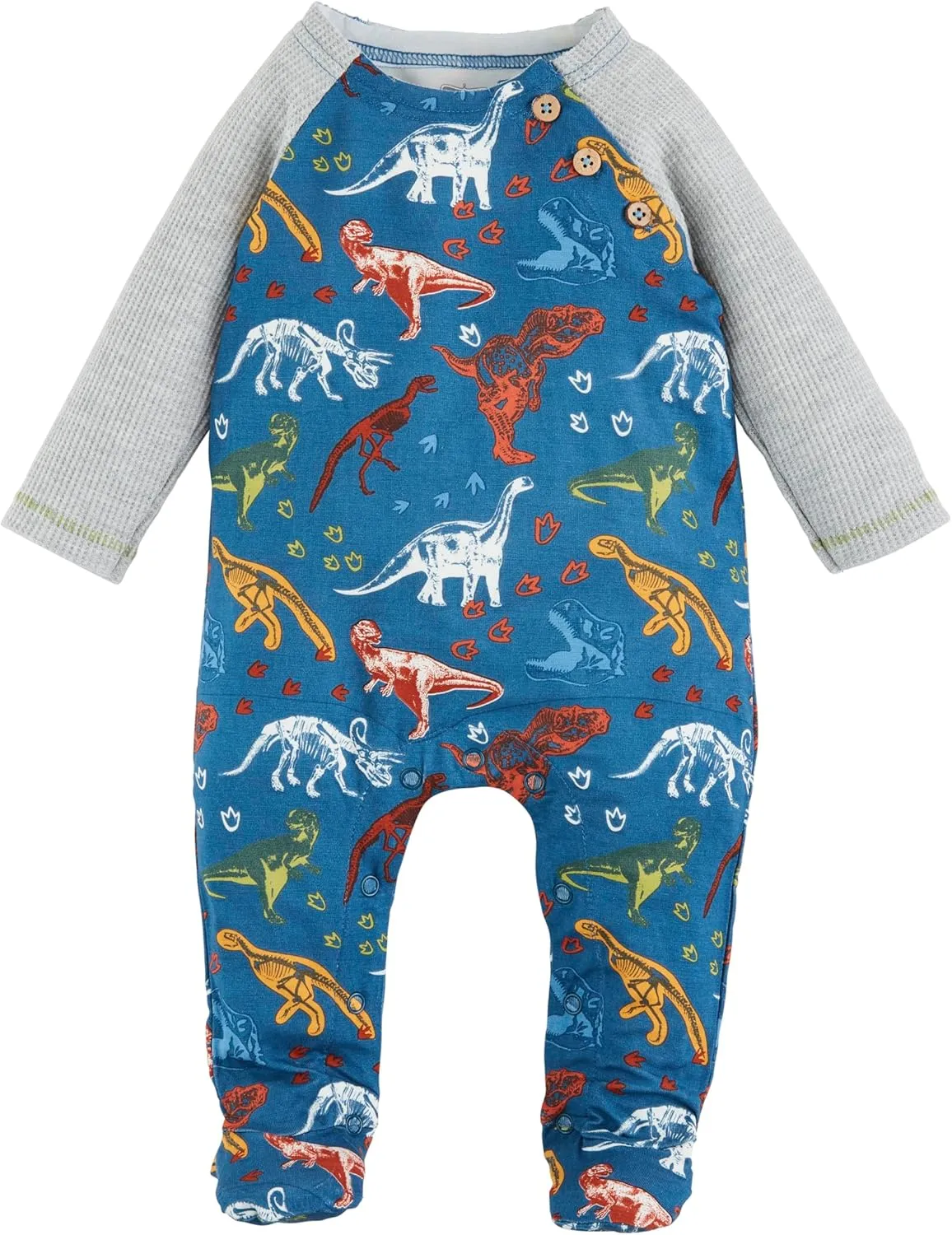 Mud Pie Unisex Baby Dino Glow Sleeper