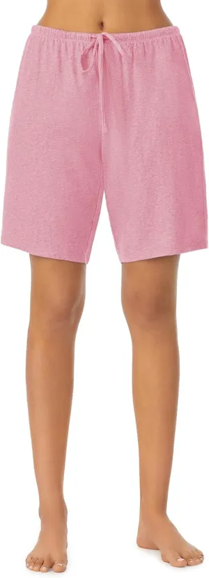 Nautica Womens Sleep Bermuda Shorts - Lightweight, Breathable Pajama Bottoms - Cotton Knit Jersey Sleepwear and Loungewear