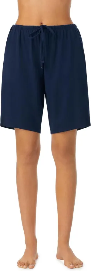 Nautica Womens Sleep Bermuda Shorts - Lightweight, Breathable Pajama Bottoms - Cotton Knit Jersey Sleepwear and Loungewear