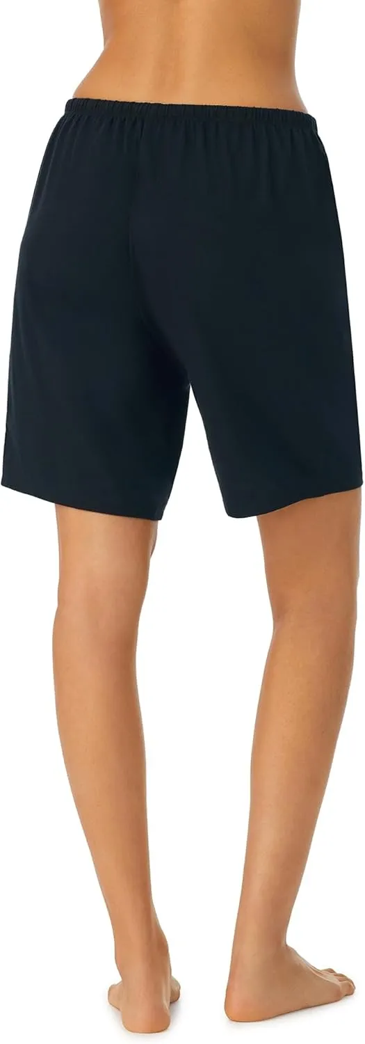 Nautica Womens Sleep Bermuda Shorts - Lightweight, Breathable Pajama Bottoms - Cotton Knit Jersey Sleepwear and Loungewear