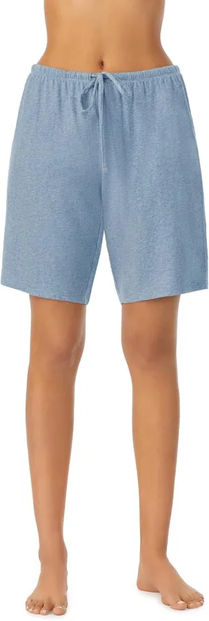 Nautica Womens Sleep Bermuda Shorts - Lightweight, Breathable Pajama Bottoms - Cotton Knit Jersey Sleepwear and Loungewear