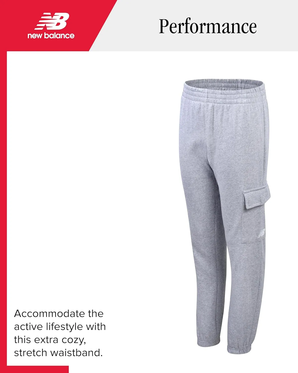 New Balance Boys' Jogger Set - 2 Piece Active Pullover Graphic Tee Shirt and Jogger Sweat Pants for Boys (8-16)