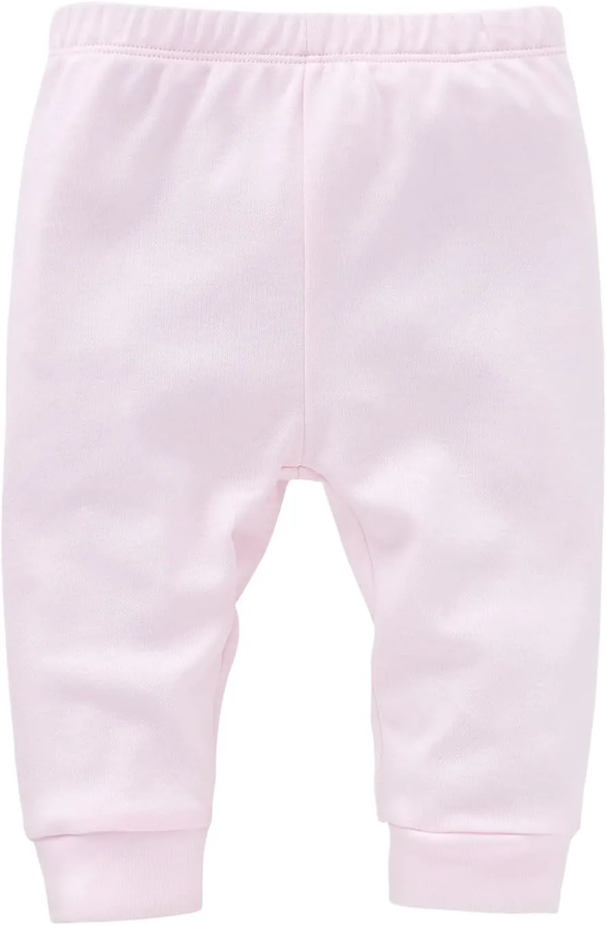 Newborn Boys Girls Baggy Sweatpants Cotton Elastic Waist Joggers Baby Casual Comfy Pants Breathable Solid Color Trousers