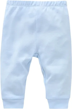 Newborn Boys Girls Baggy Sweatpants Cotton Elastic Waist Joggers Baby Casual Comfy Pants Breathable Solid Color Trousers