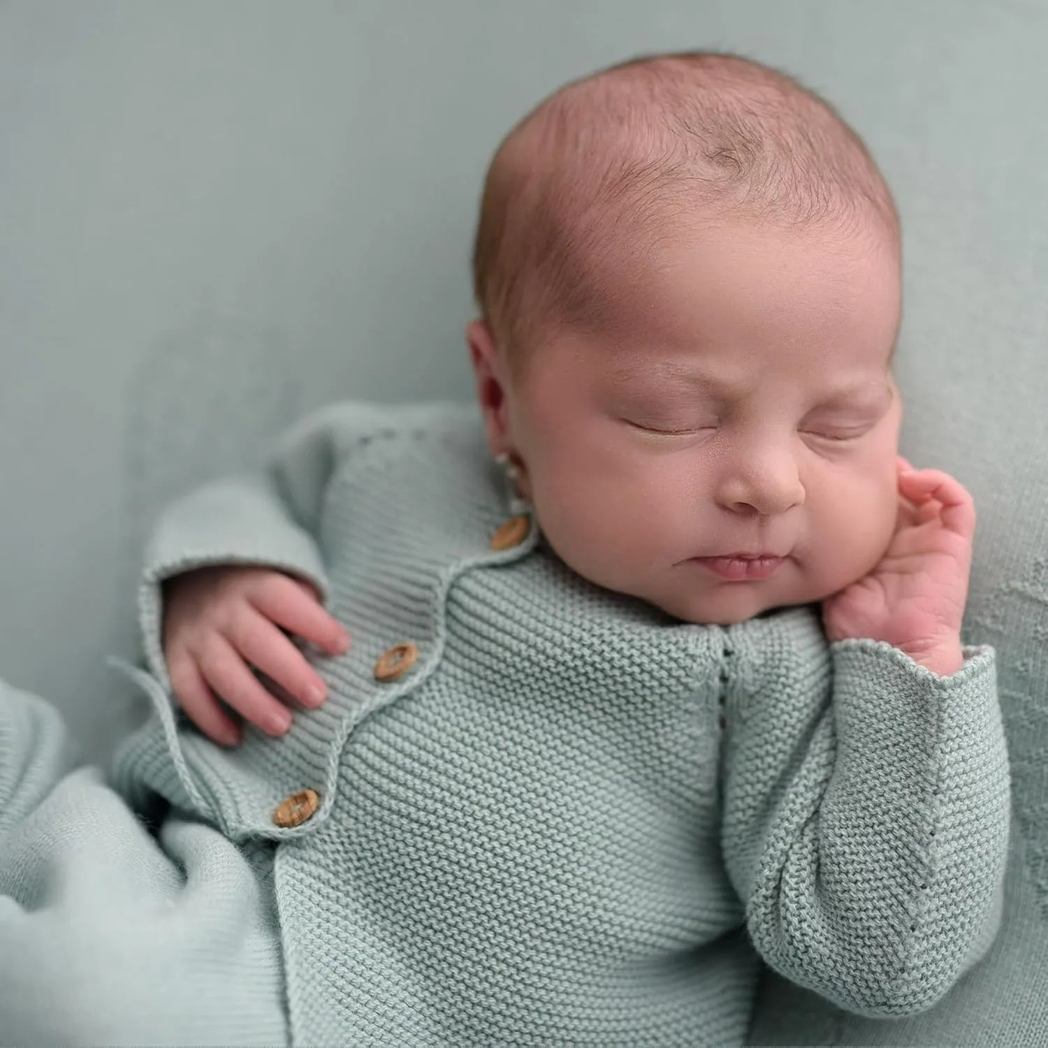 Newborn Girl Boy Clothes, 100% Organic Cotton, Knitted, Seamless, Soft and Breathable Baby Clothing