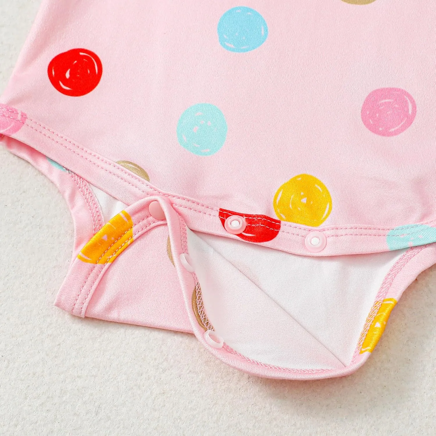 Newborn Unisex-Baby Boy Girl 3-Pack Sleeveless Bodysuits Cotton Soft Unisex Rompers 0-18 Months