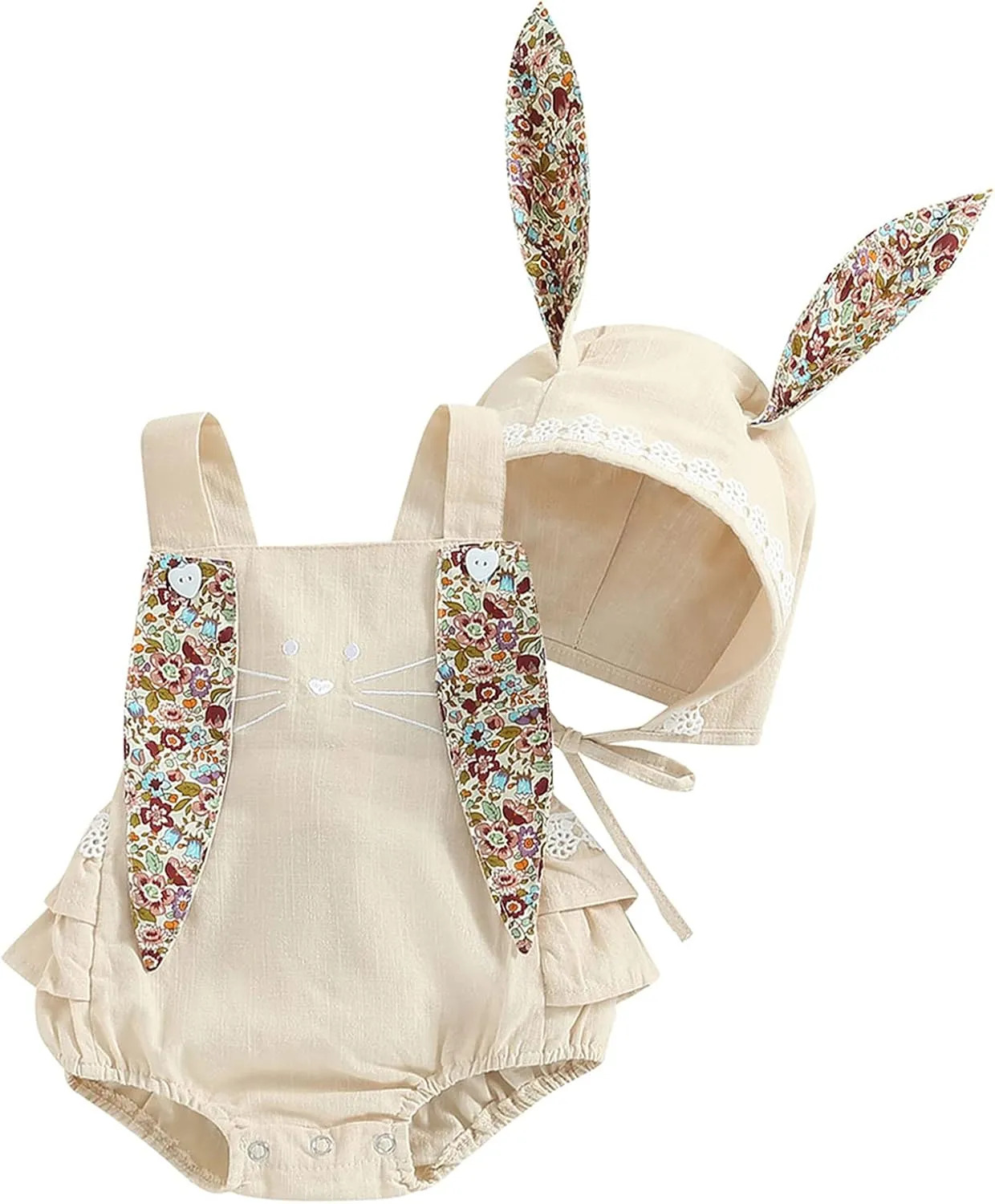 oneflow Baby and Toddler Girl Easter Outfit Bunny Romper/Dress Tulle Sleeveless Spark Sequin Tutu Dresses for Little Girls