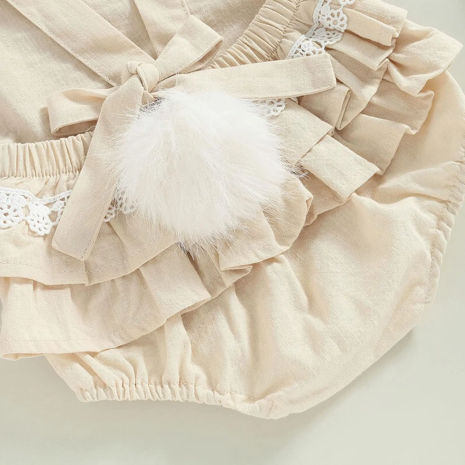 oneflow Baby and Toddler Girl Easter Outfit Bunny Romper/Dress Tulle Sleeveless Spark Sequin Tutu Dresses for Little Girls