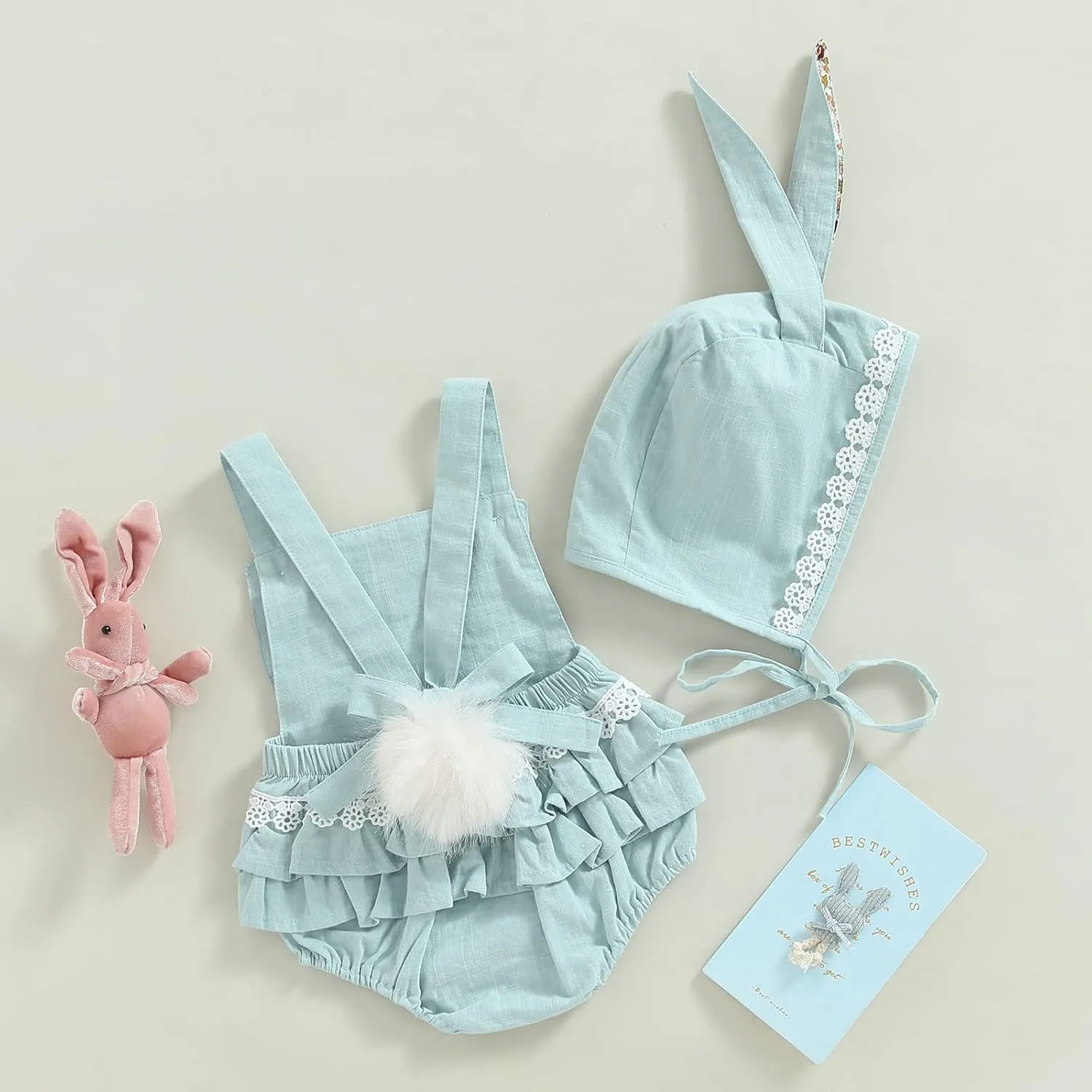 oneflow Baby and Toddler Girl Easter Outfit Bunny Romper/Dress Tulle Sleeveless Spark Sequin Tutu Dresses for Little Girls