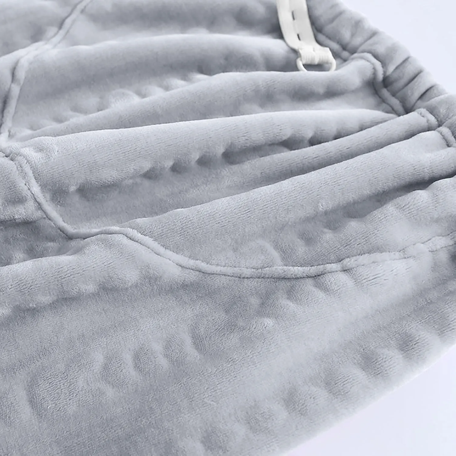 Oplxuo Maternity Plush Pajama Pants, Soft Fluffy Fleece Warm Pjs Bottoms Sleepwear Fuzzy Lounge Pants Pregnancy Clothes