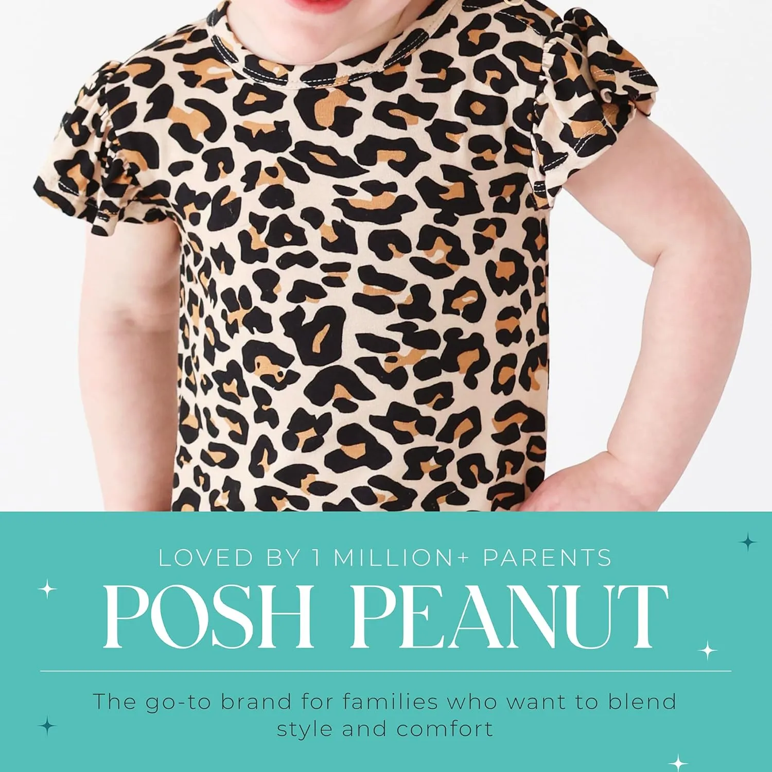 Posh Peanut Baby Girl Pajamas – Ruffled Cap Sleeve Romper PJs – Soft Viscose from Bamboo One-Piece for Babies & Toddlers