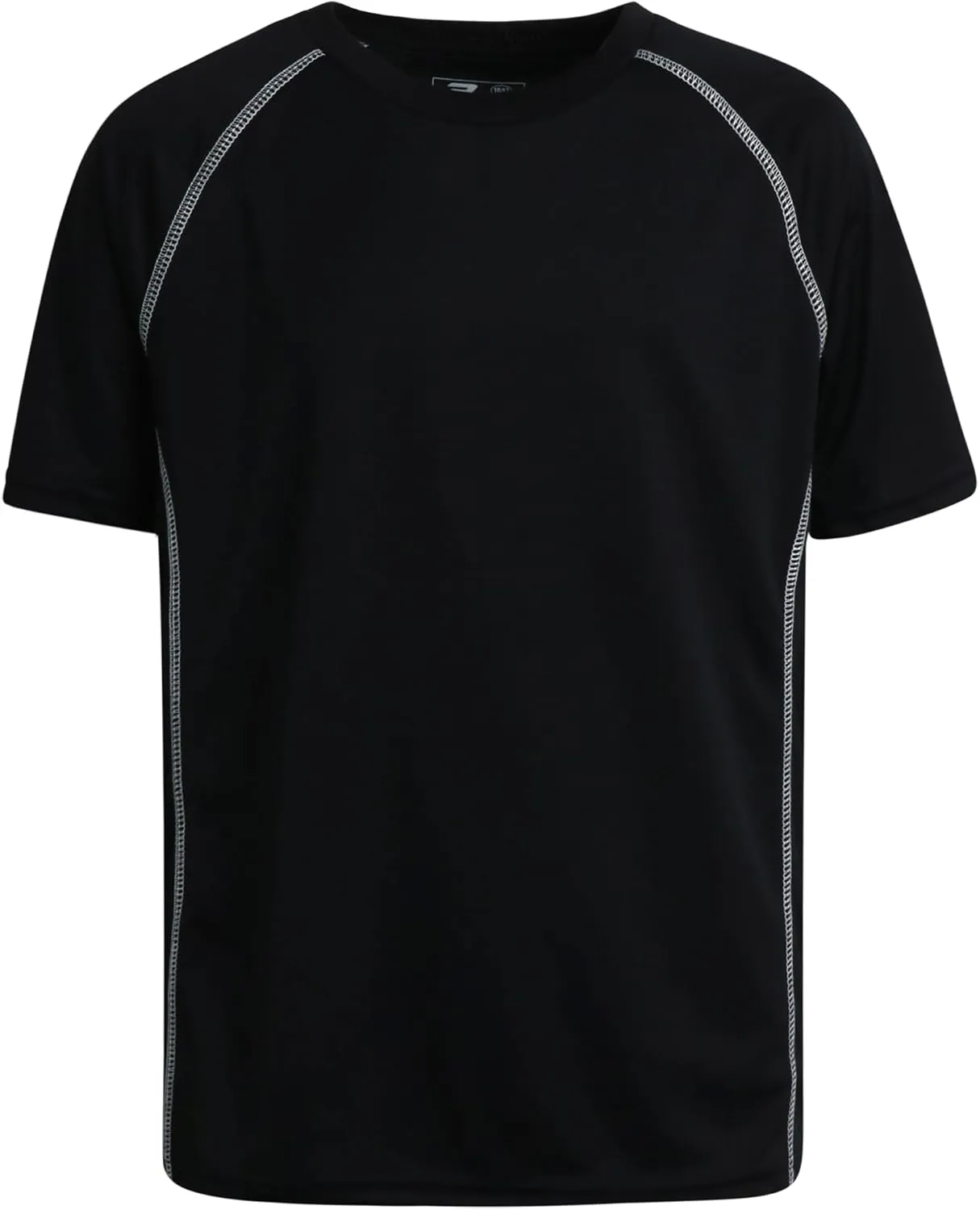 Pro Athlete Boys' Athletic T-Shirt - 4 Pack Lightweight Quick Dry Performance Short Sleeve Active Tees for Boys (Sizes: 5-16)