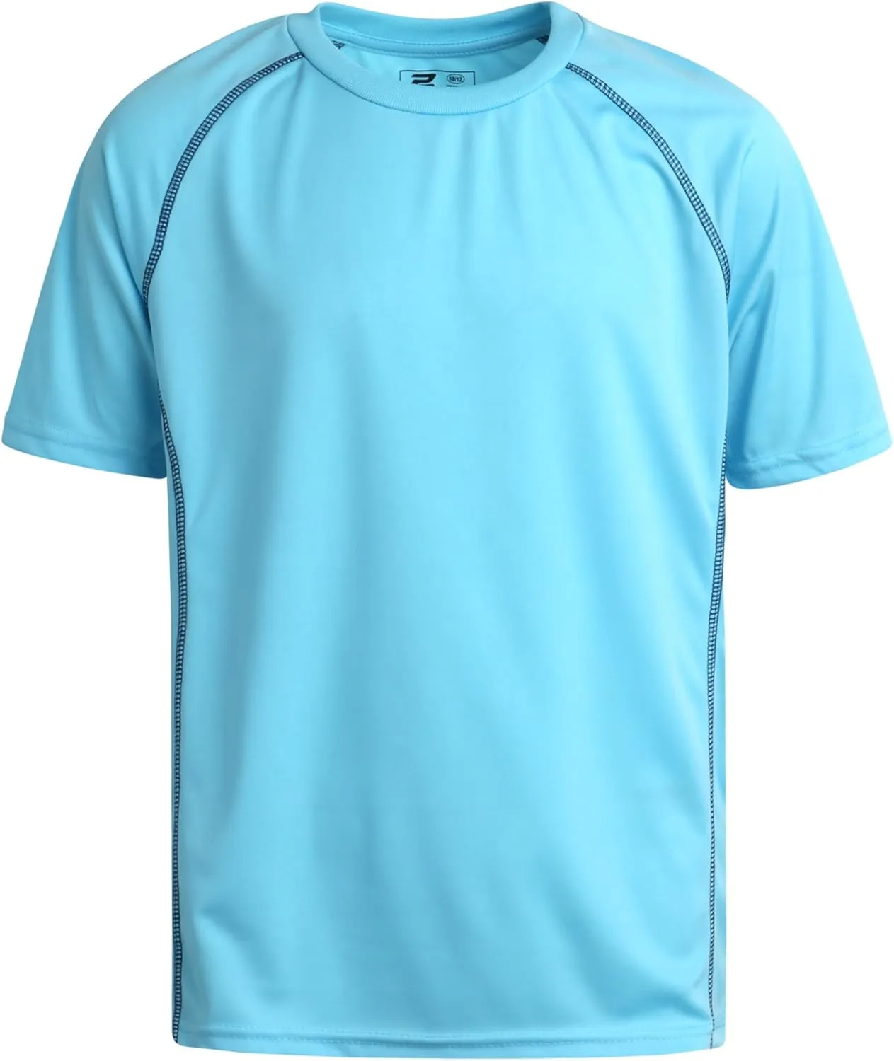 Pro Athlete Boys' Athletic T-Shirt - 4 Pack Lightweight Quick Dry Performance Short Sleeve Active Tees for Boys (Sizes: 5-16)
